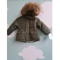 Giacca Invernale Prenatal Verde Con Interno Il Pellicciotto 6/9 M