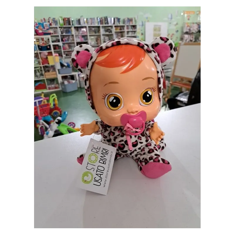 Bambola Cry Babies Leopardata