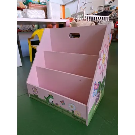 Libreria In Legno Rosa Bellissima