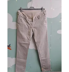 Pantaloni Primaverile Premaman Beige Mama H&M TG 42