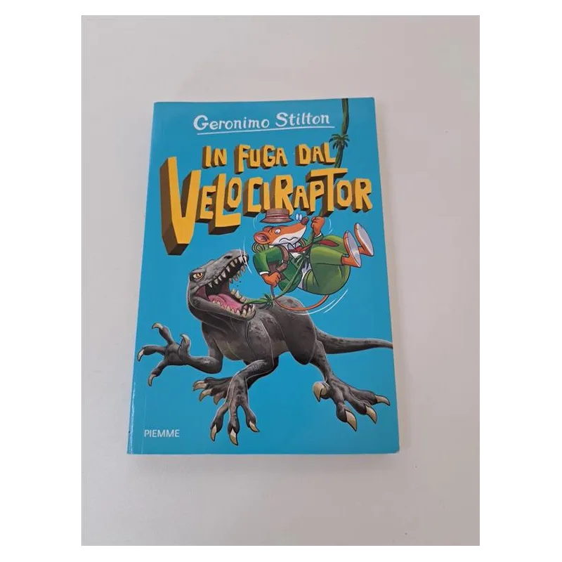 Libro Geronimo In Fuga Dal Velociraptor