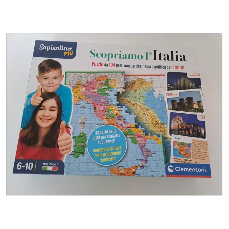 Puzzle Sapientino + Scopriamo L'italia