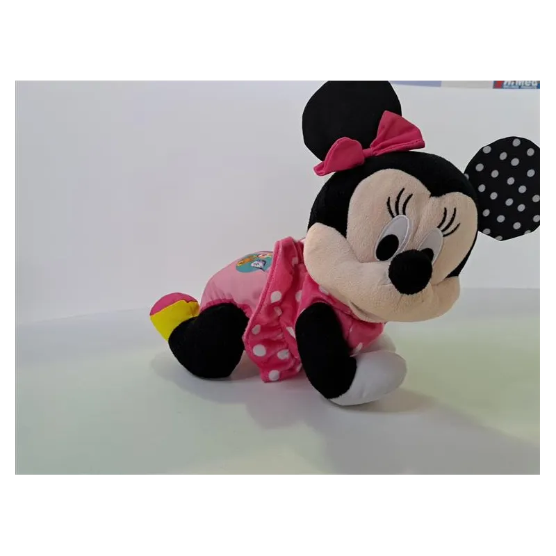 Peluche Interattivo Baby Minnie Gattona con Me Disney Clementoni