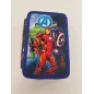 Astuccio 3 Scomparti Avengers Con Pennarelli, Matite e Accessori Cancelleria