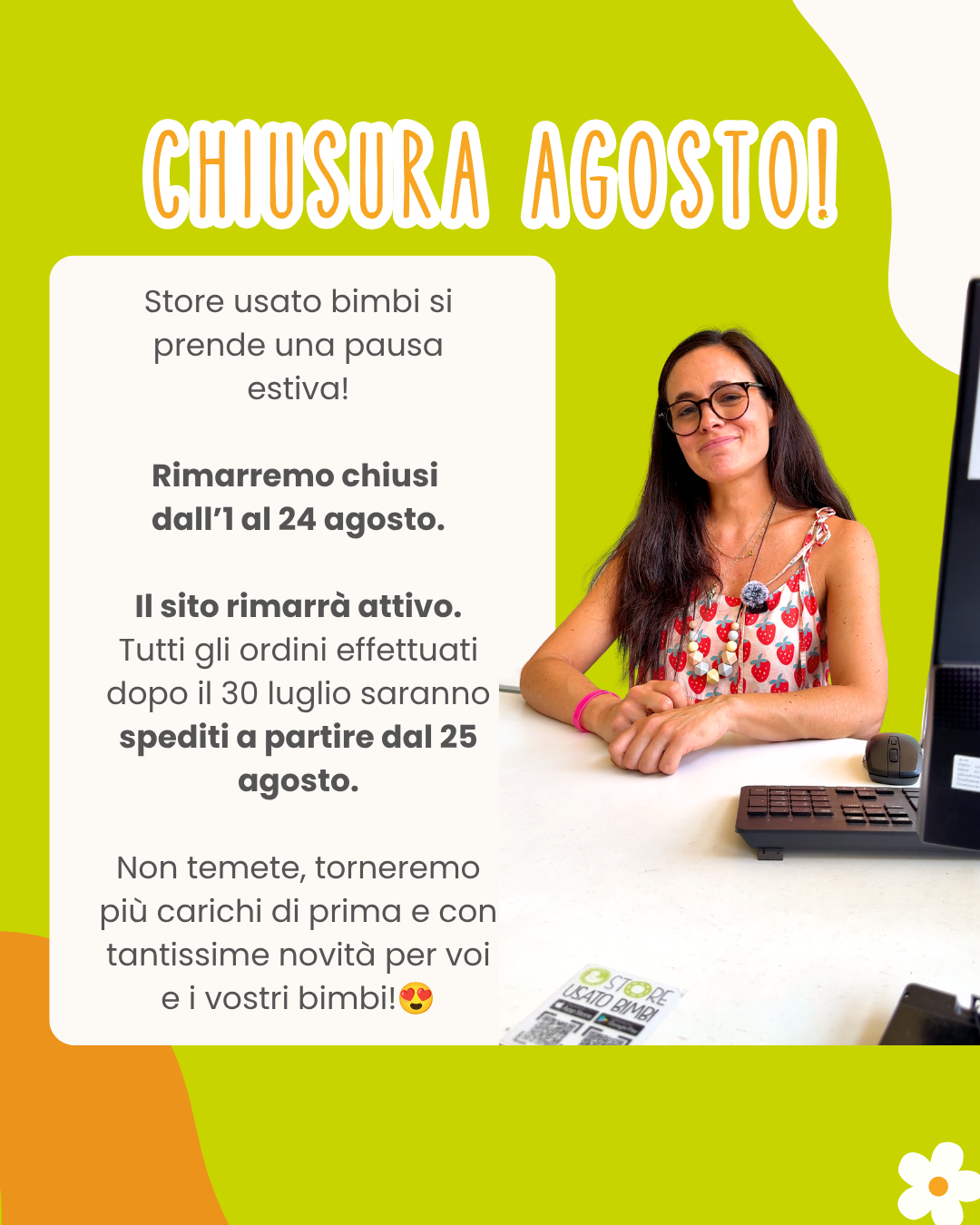☀️ Chiusura Estiva 2026 ☀️